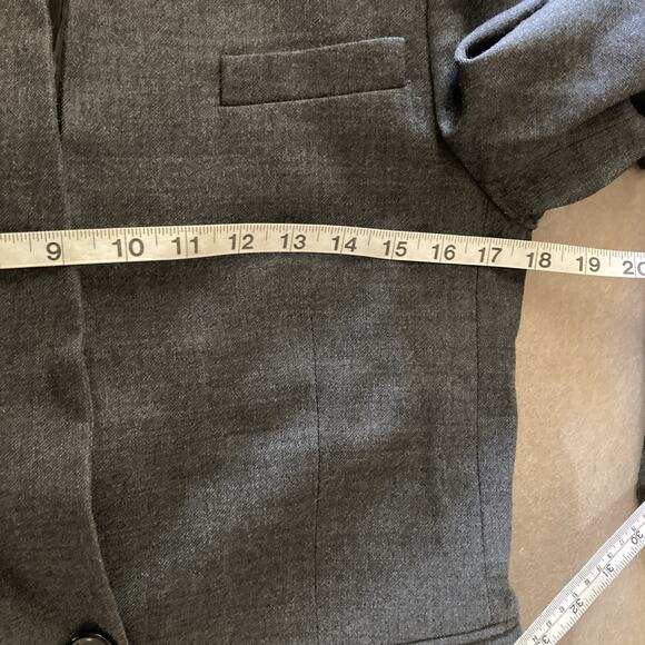 J.Crew Regent Wool Blazer Women’s Sz 6 Gray B0323 Work Career Business Preppy - Picture 6 of 9